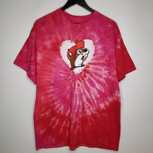 Buc-ee's Tops - Buc-ees Swirled Tie Dye Graphic Shirt XL